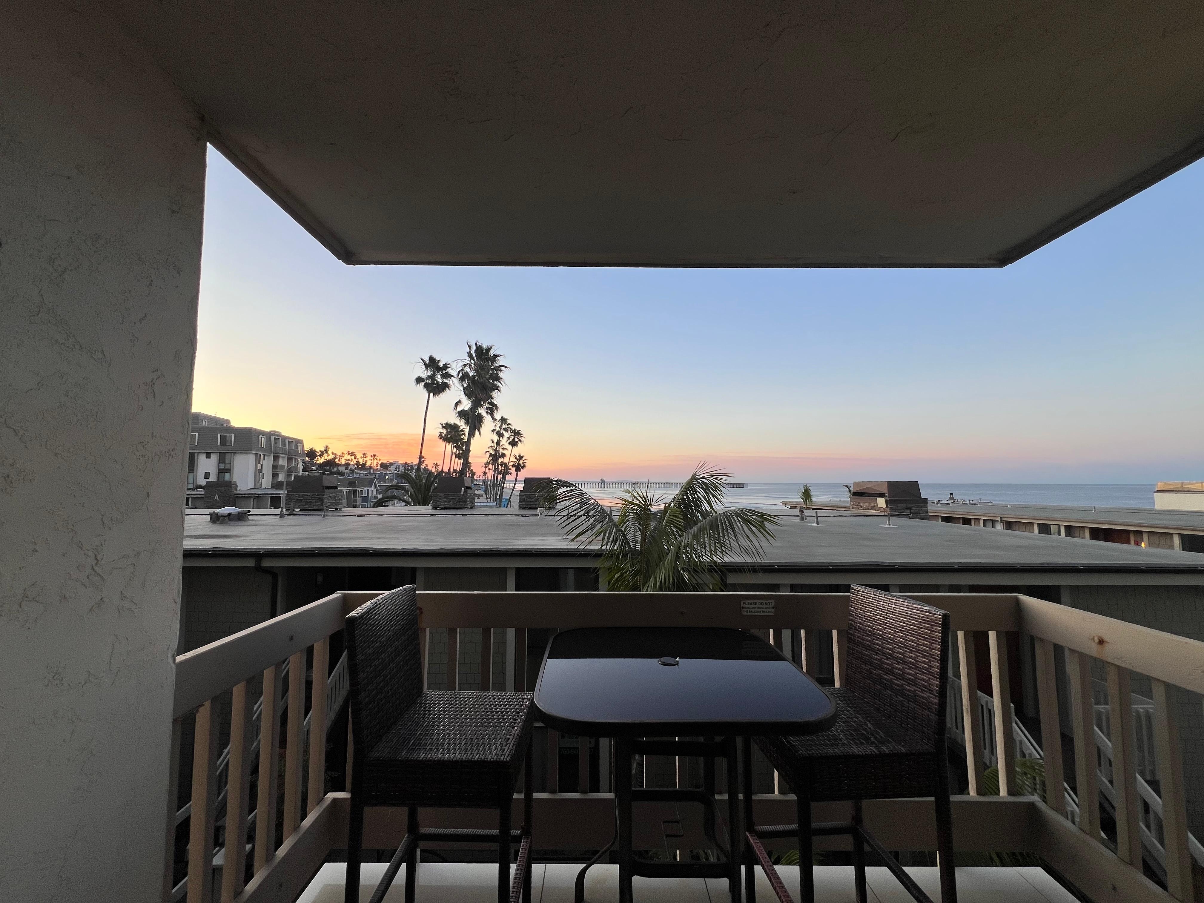 Enjoying the sunrise