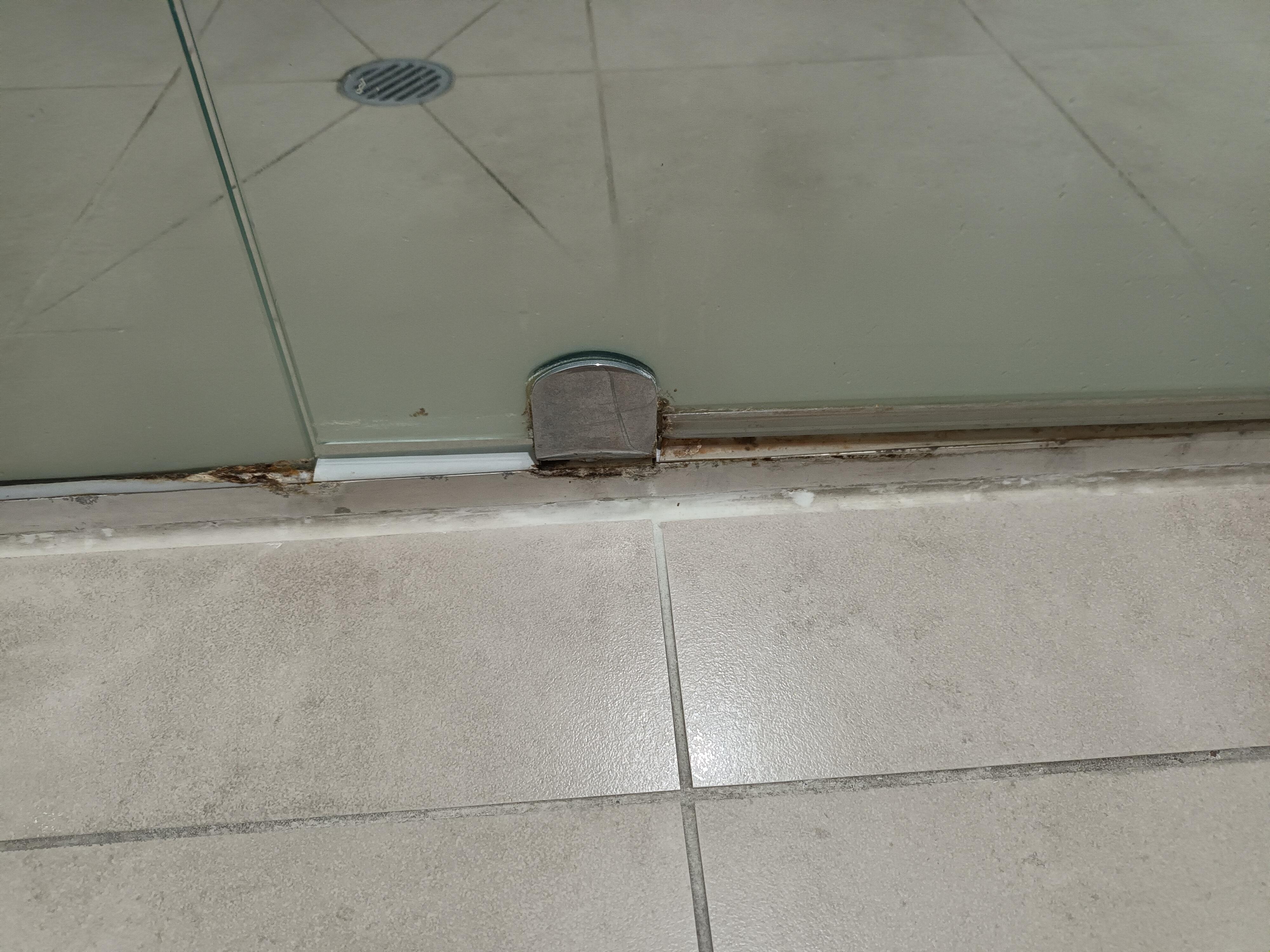 Rusty shower fitting 