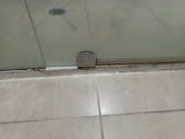 Rusty shower fitting