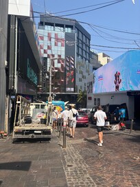 Street of nightclubs