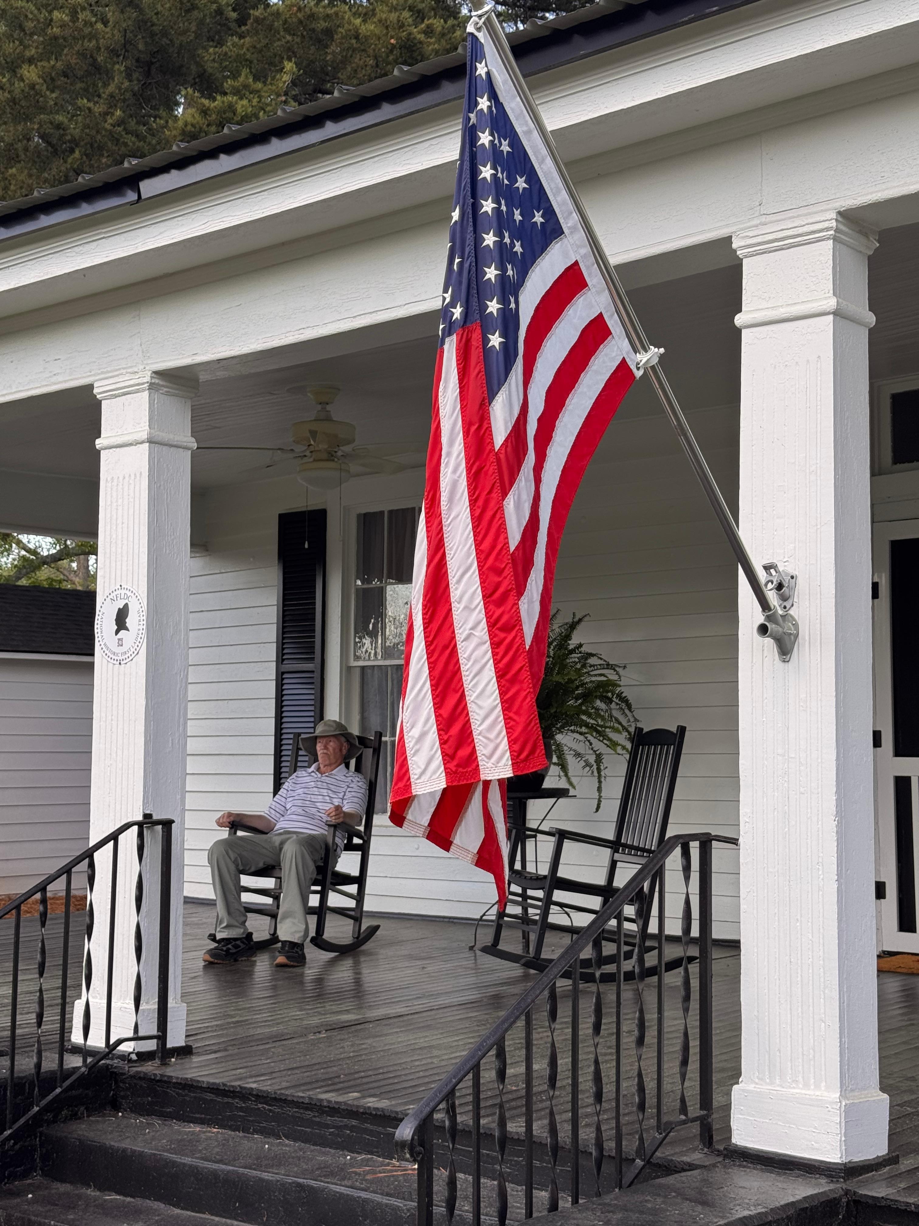 Resting on the porch was SO relaxing My husband was impressed with the museum quality of the furnishings and setting. We could not have been happier. 