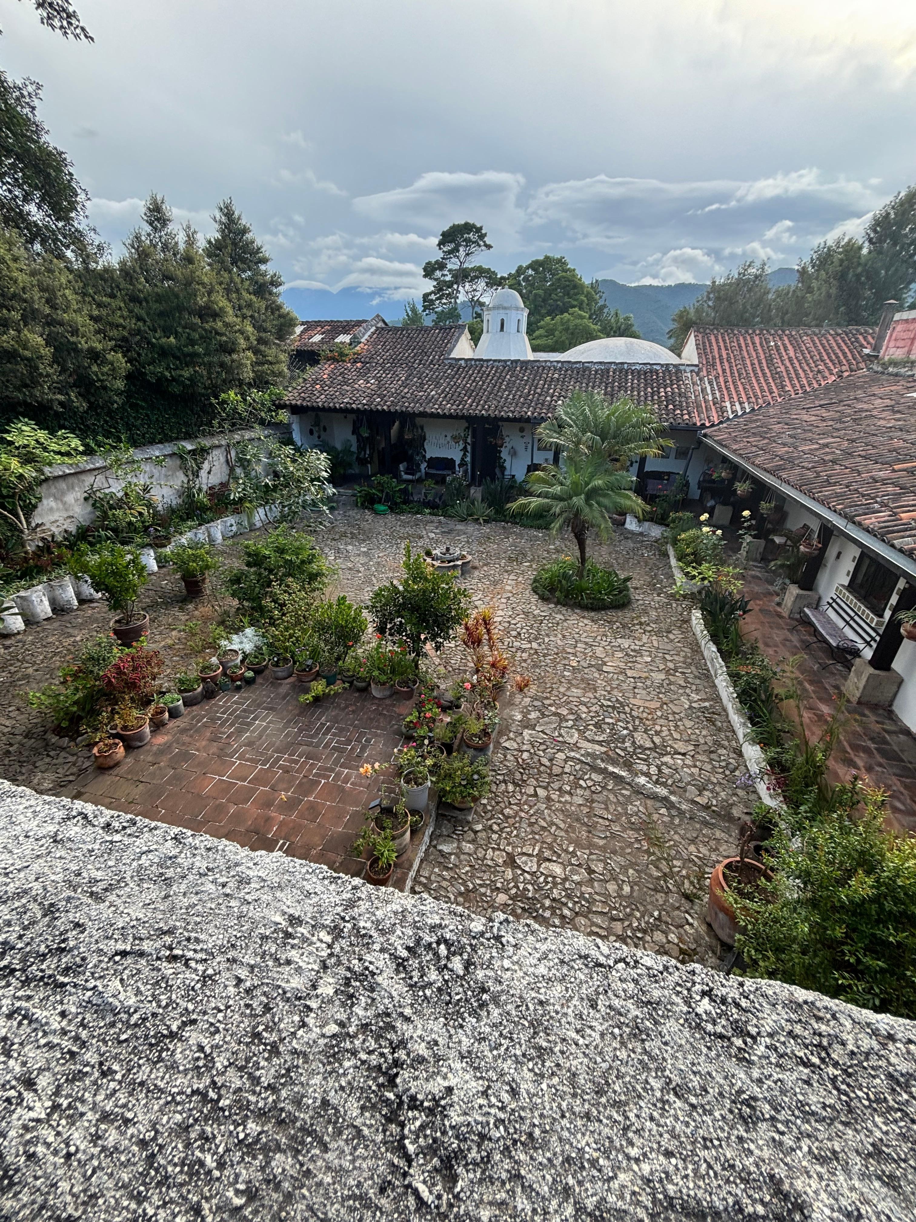 Well maintained and beautiful courtyard 