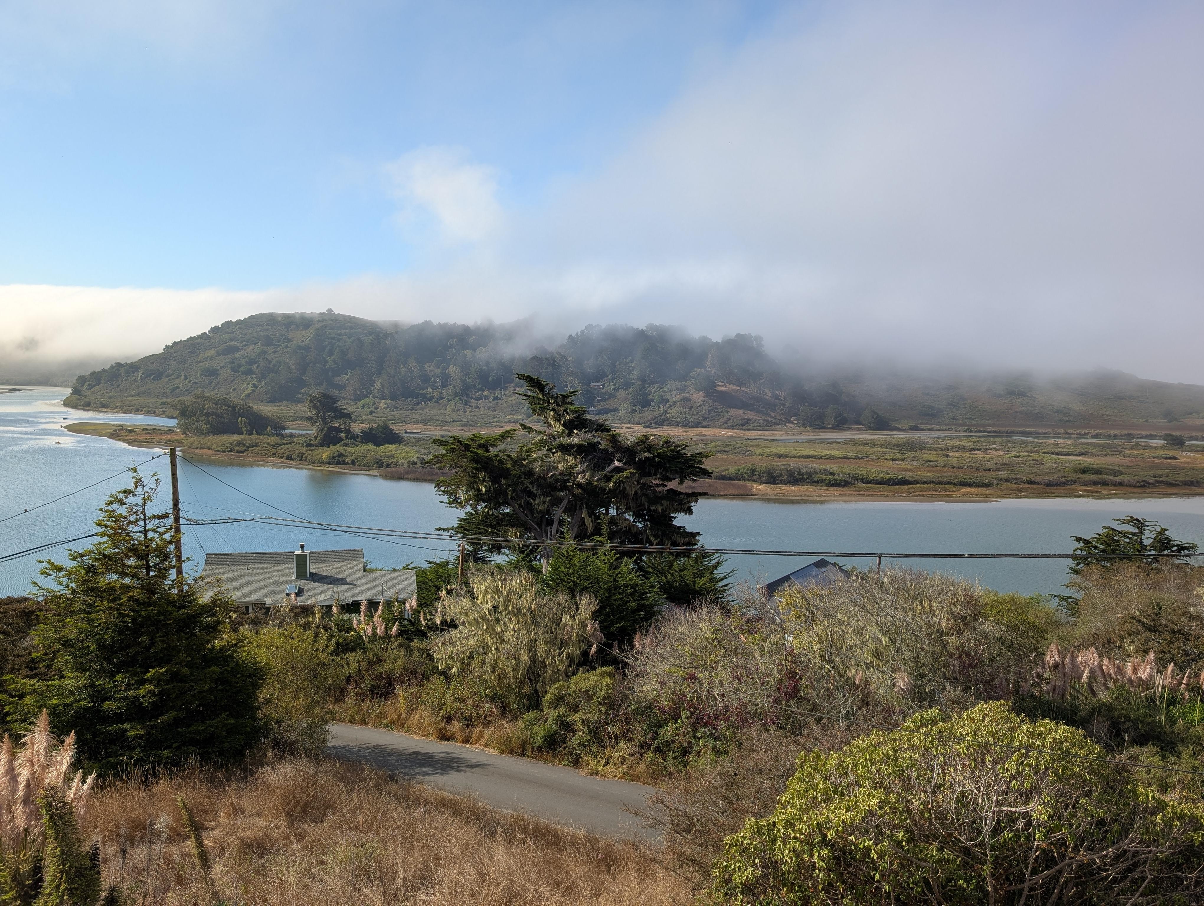 View from the upper deck of Castle Crag.