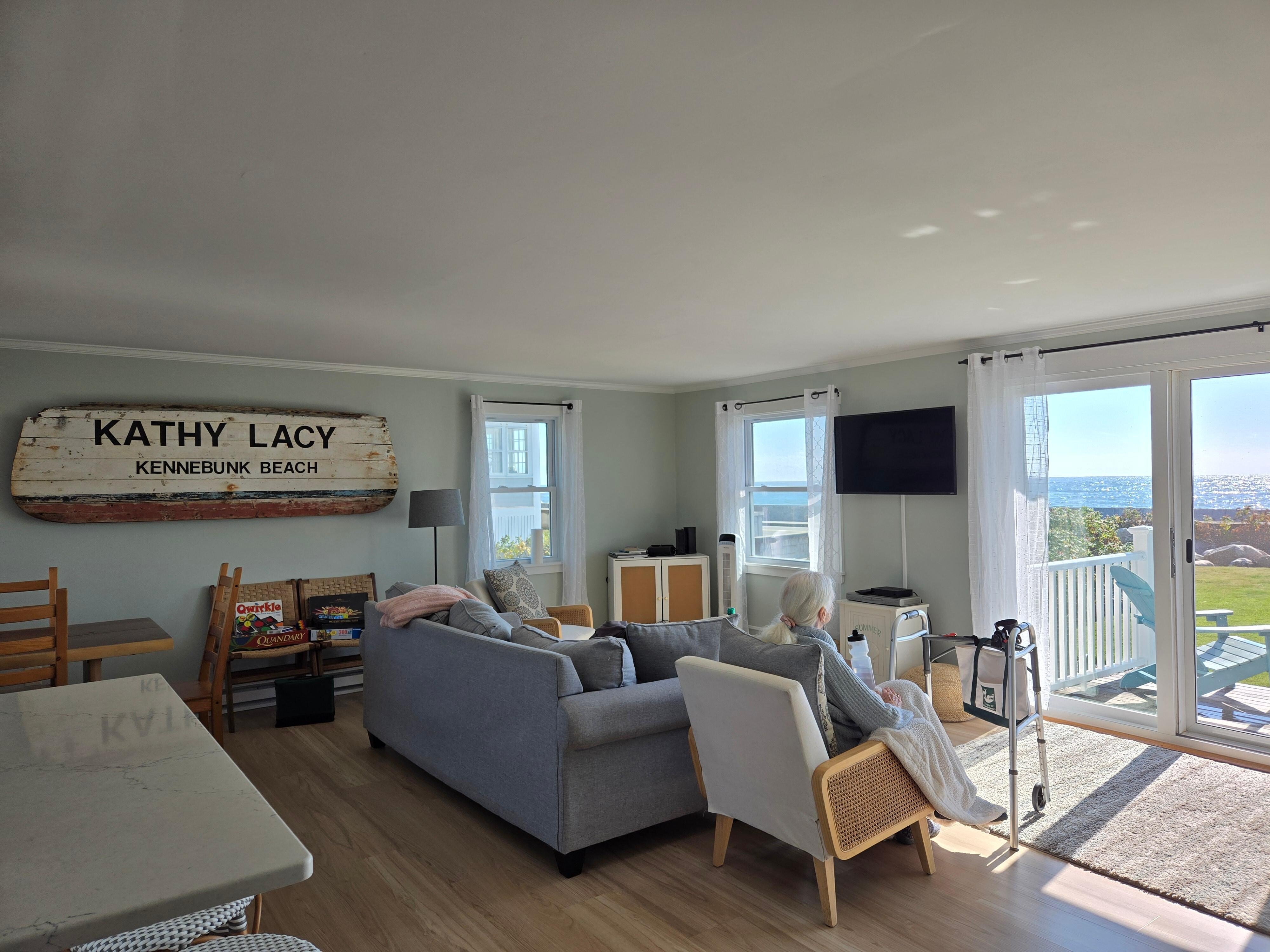 Enjoying the ocean views, the mobility-challenged edition!