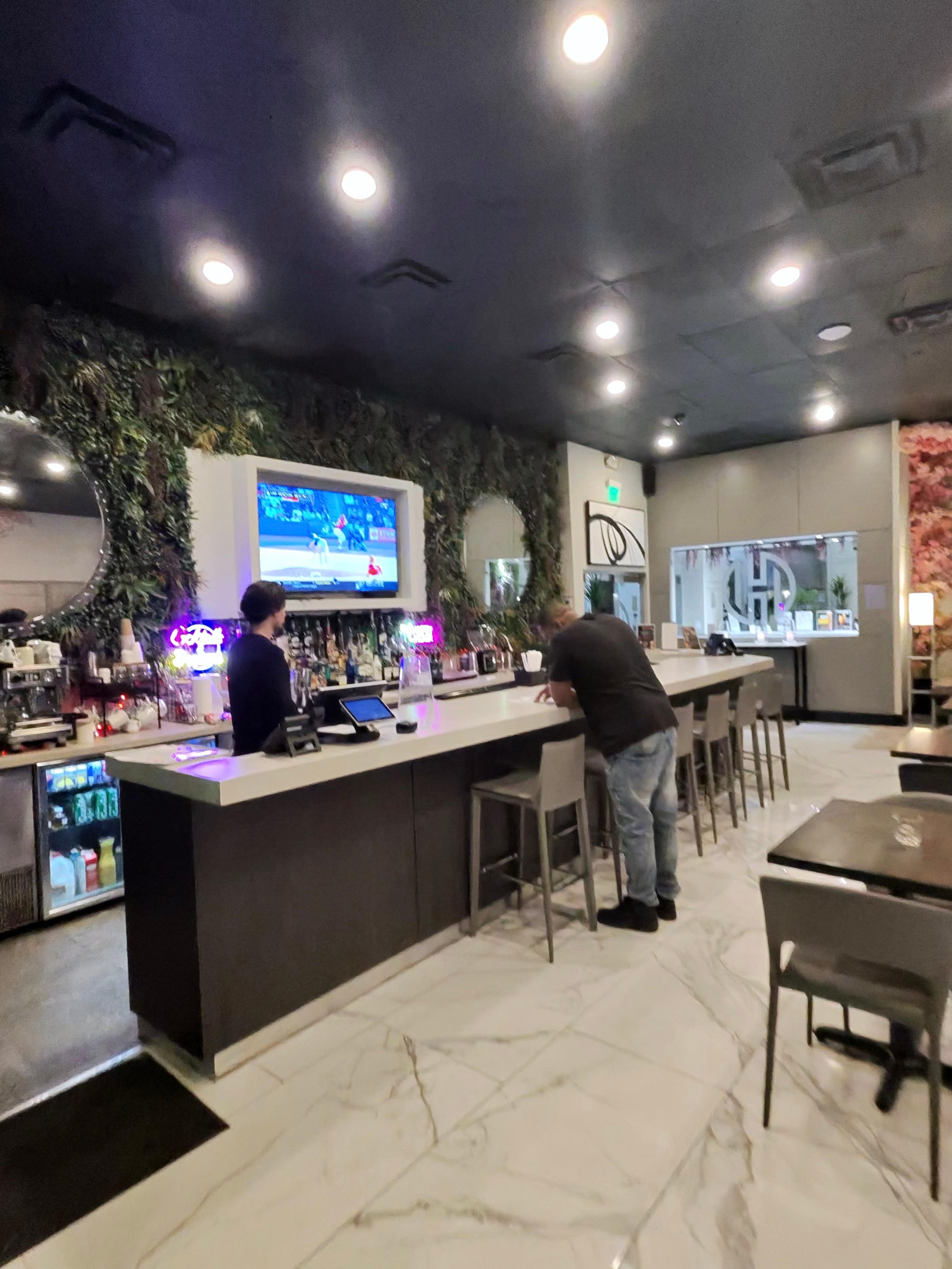 Inside diner, very beautiful