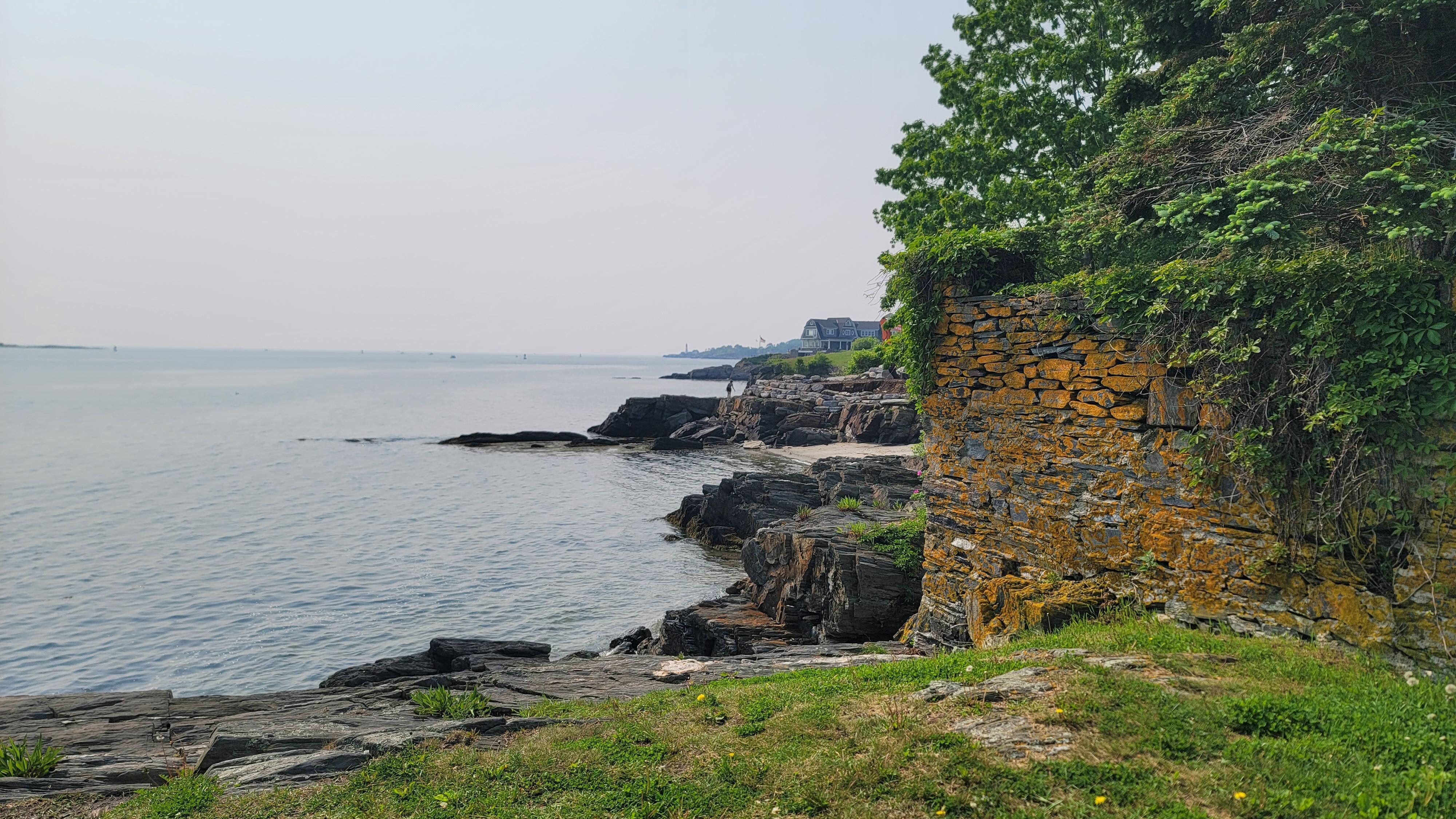 Looking south to Portlands oldest working lighthouse, Portland Head Light. Must see!
