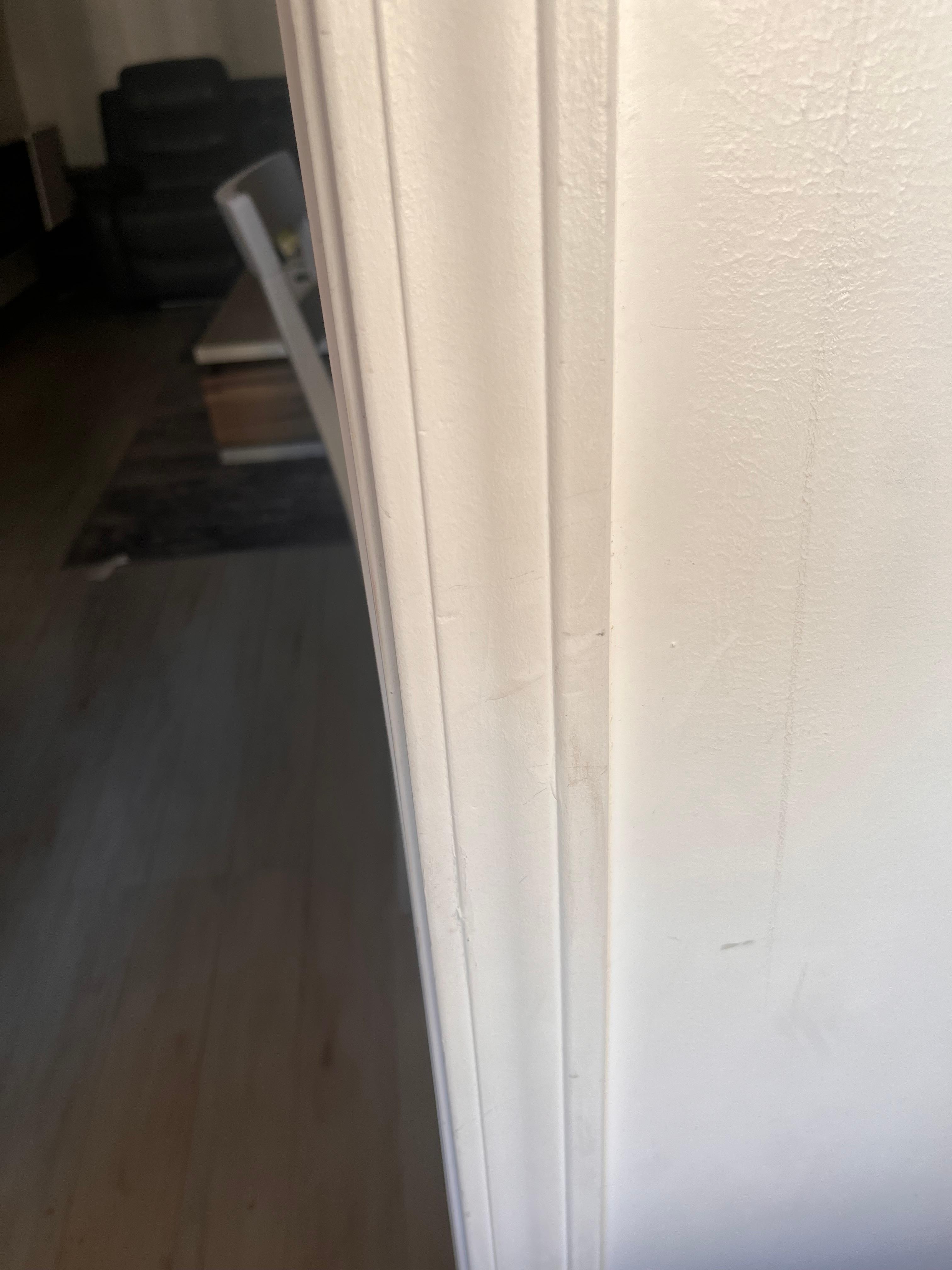 Walls have never been cleaned just painted over