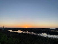 Sunrise from the yard.