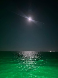Night fishing and a beautiful moon. 🌕