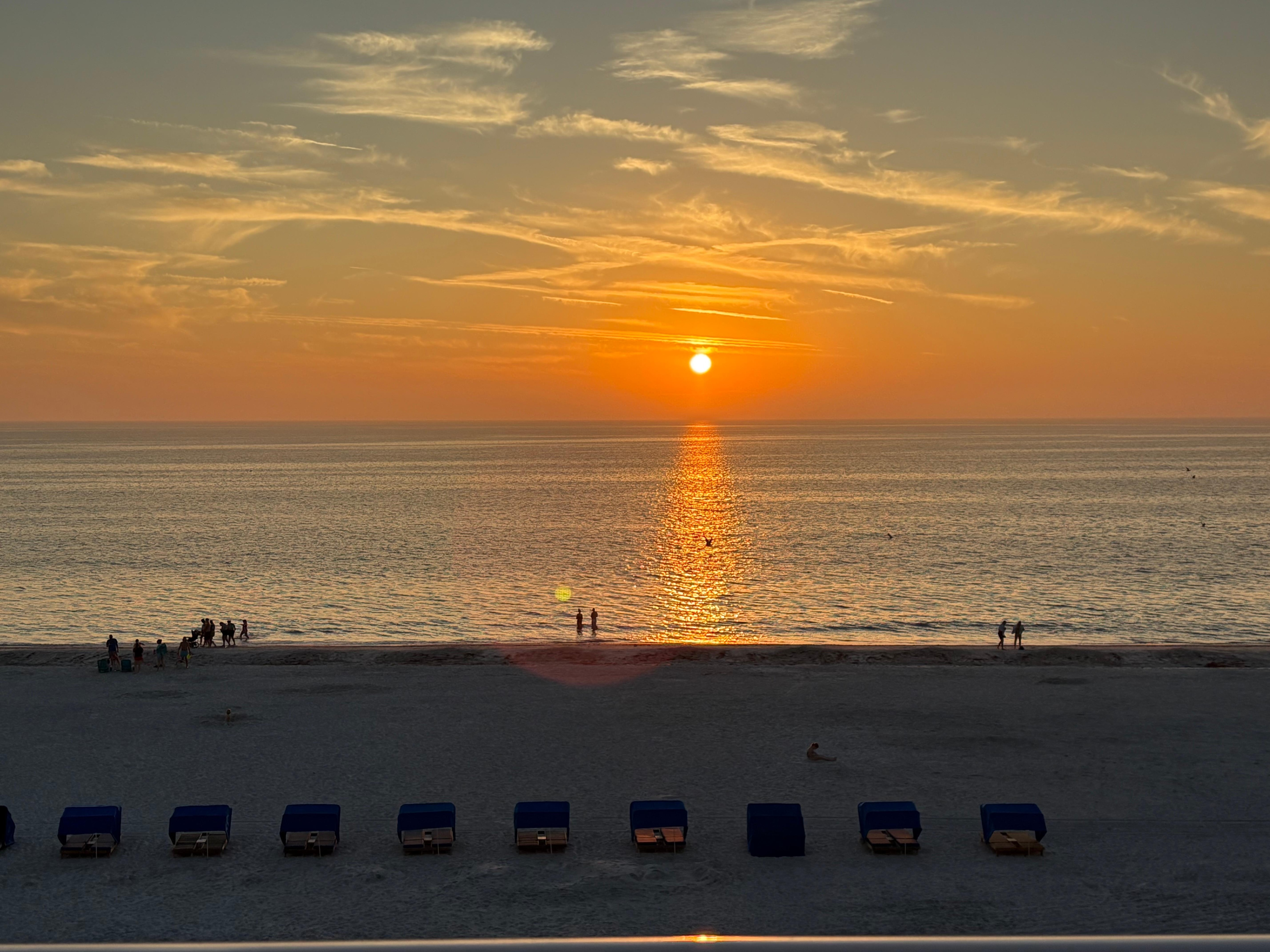 This is the view we had for a week. The captain chairs on the balcony were a bonus and treat.