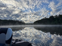 Traveling on the Manitowish River towards Boulder Lake