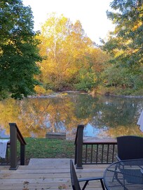 The view from the porch in the morning.