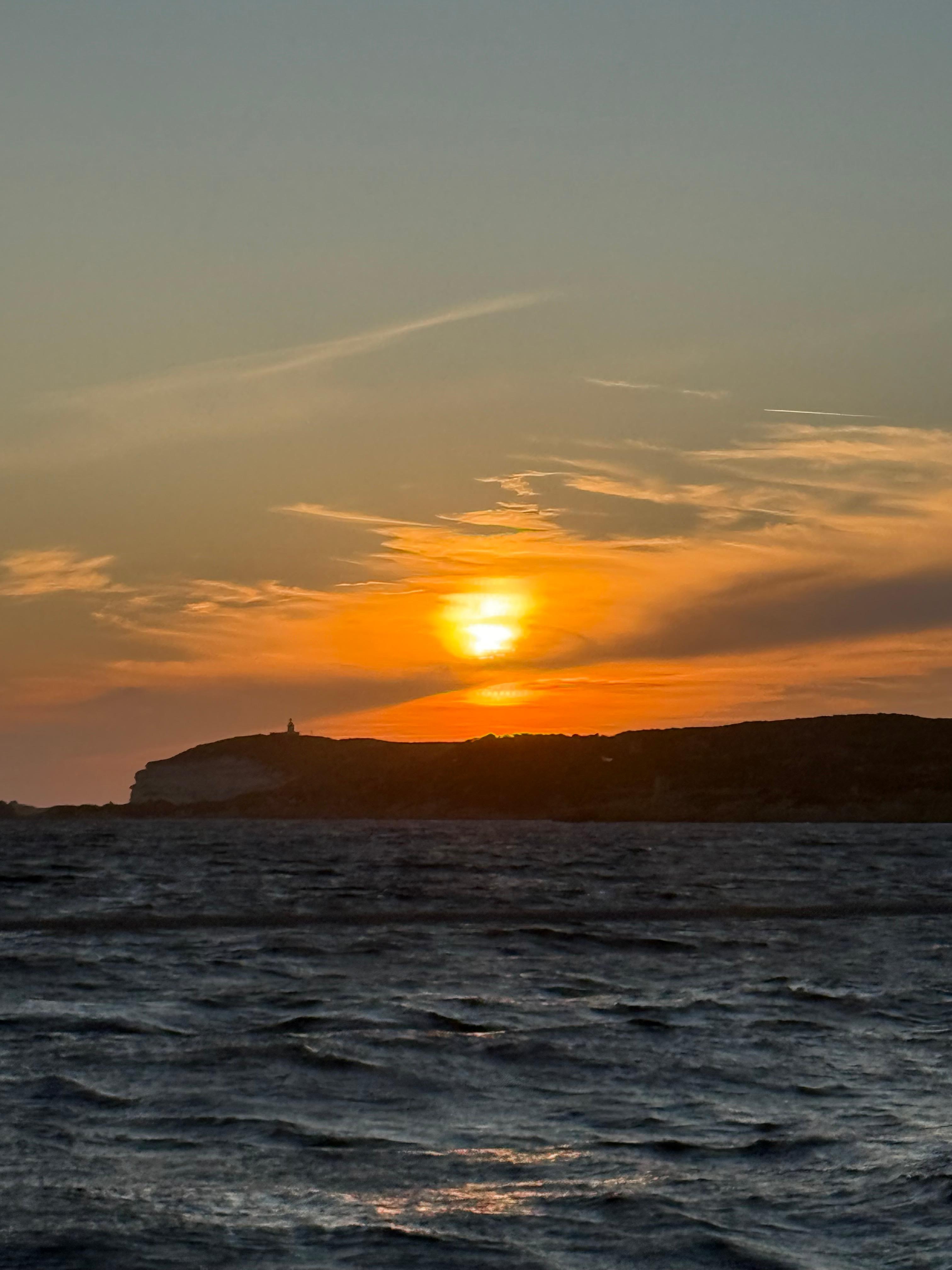 Sonnenuntergang vor Bonifacio 
