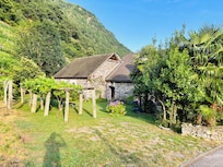 Stunning views of vineyard behind property