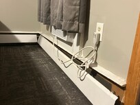 Human hair and dust covered these radiator covers in horrible disrepair.