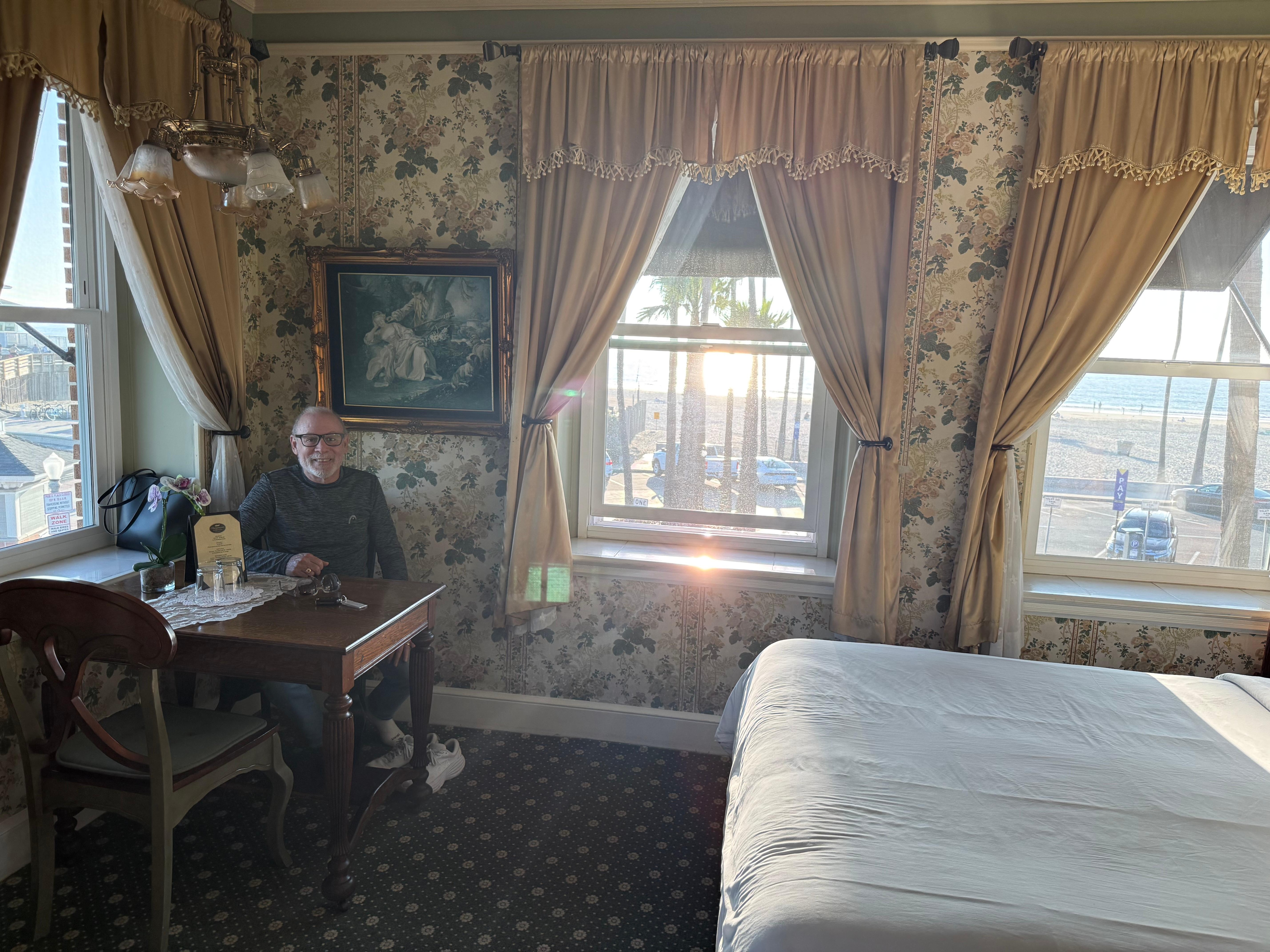 Excellent view of the beach and adorable decor