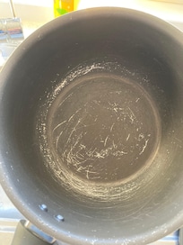 Non-stick cookware that is not safe for use.