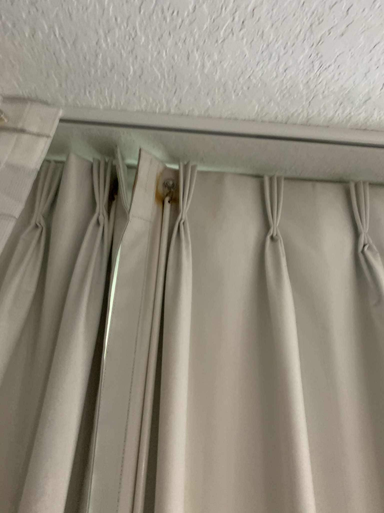 Stains on the curtain