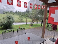 We decorated for Swiss National Day (1st August).