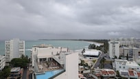 View from the balcony during an overcast moment