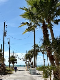 Very short walk to the beach!