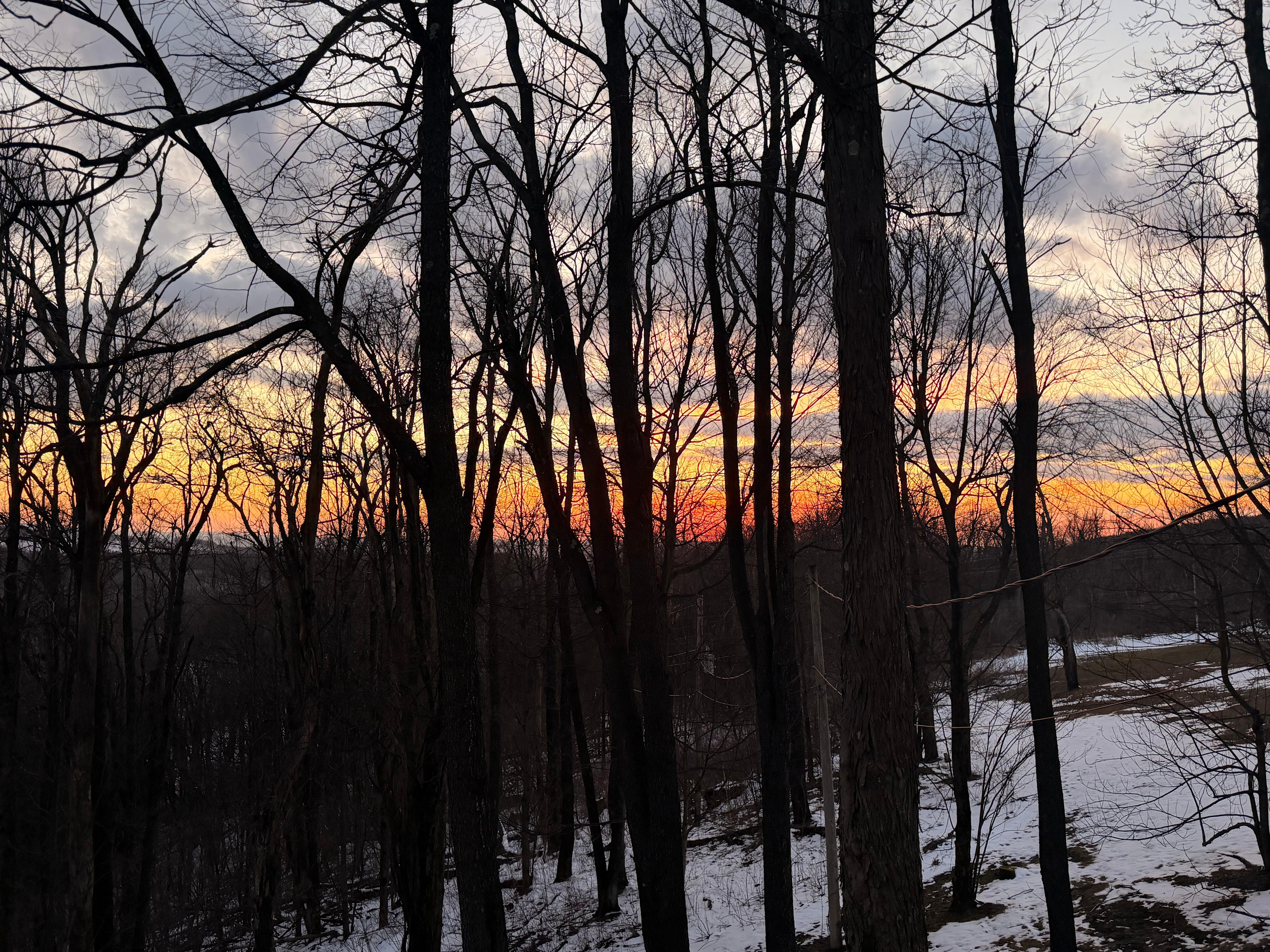 The most amazing sunsets from the deck each evening!
