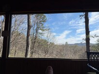 View from screened in back porch on main level