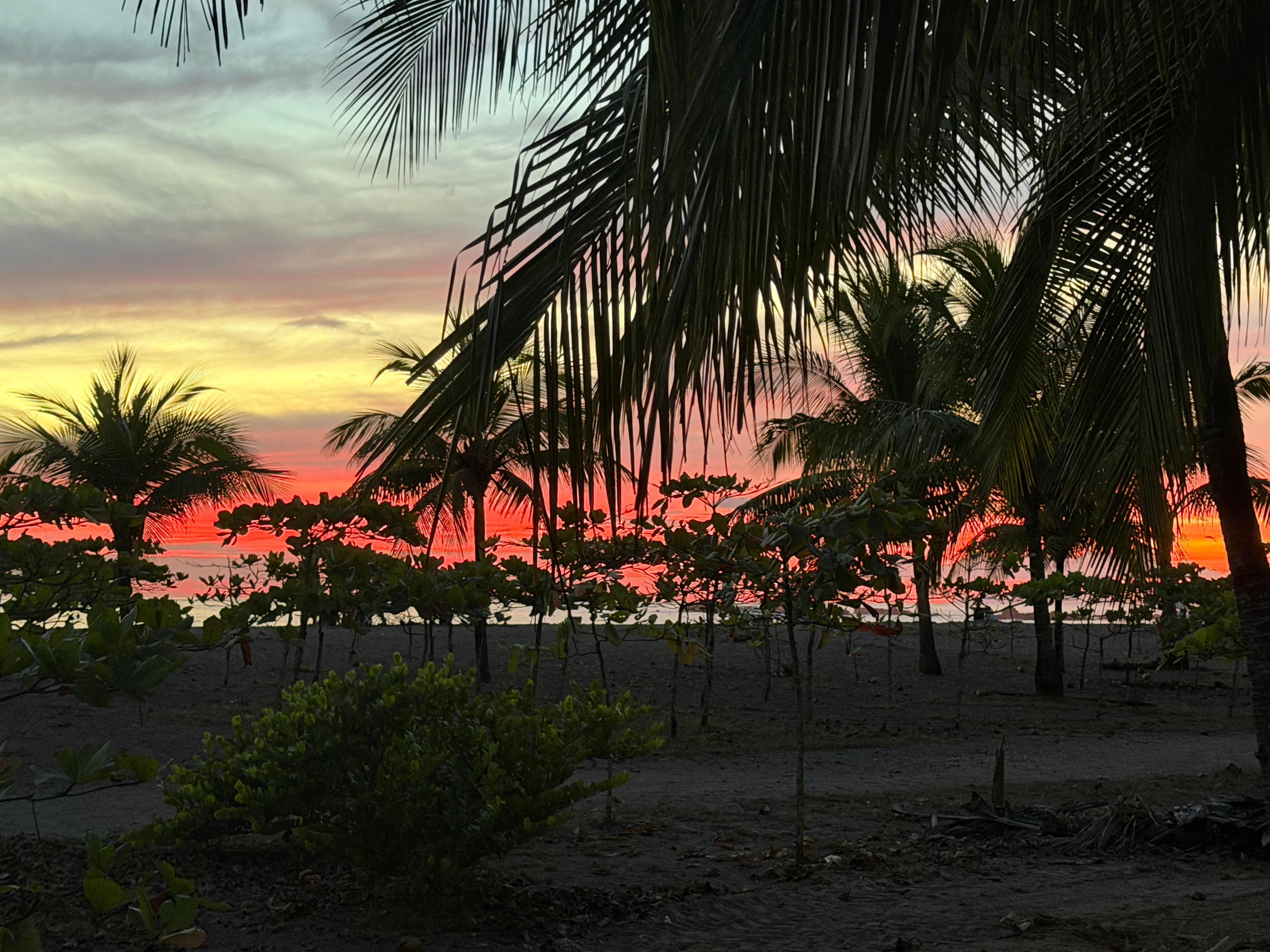 Sunset from the beach.