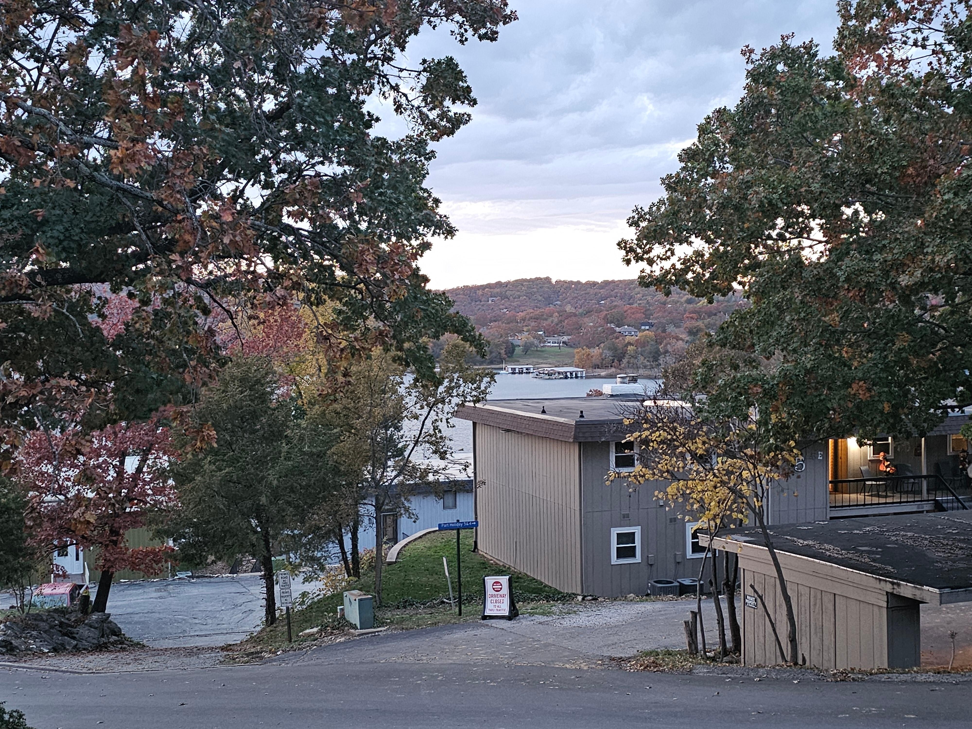 View straight out back door