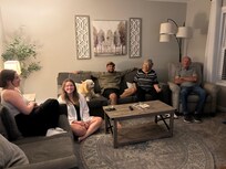 My son & fiancé came for dinner and had there dog Bear with them