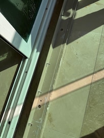 Unsafe going in the balcony