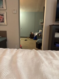 Love how it has the extra room so we don’t feel smushed in our room