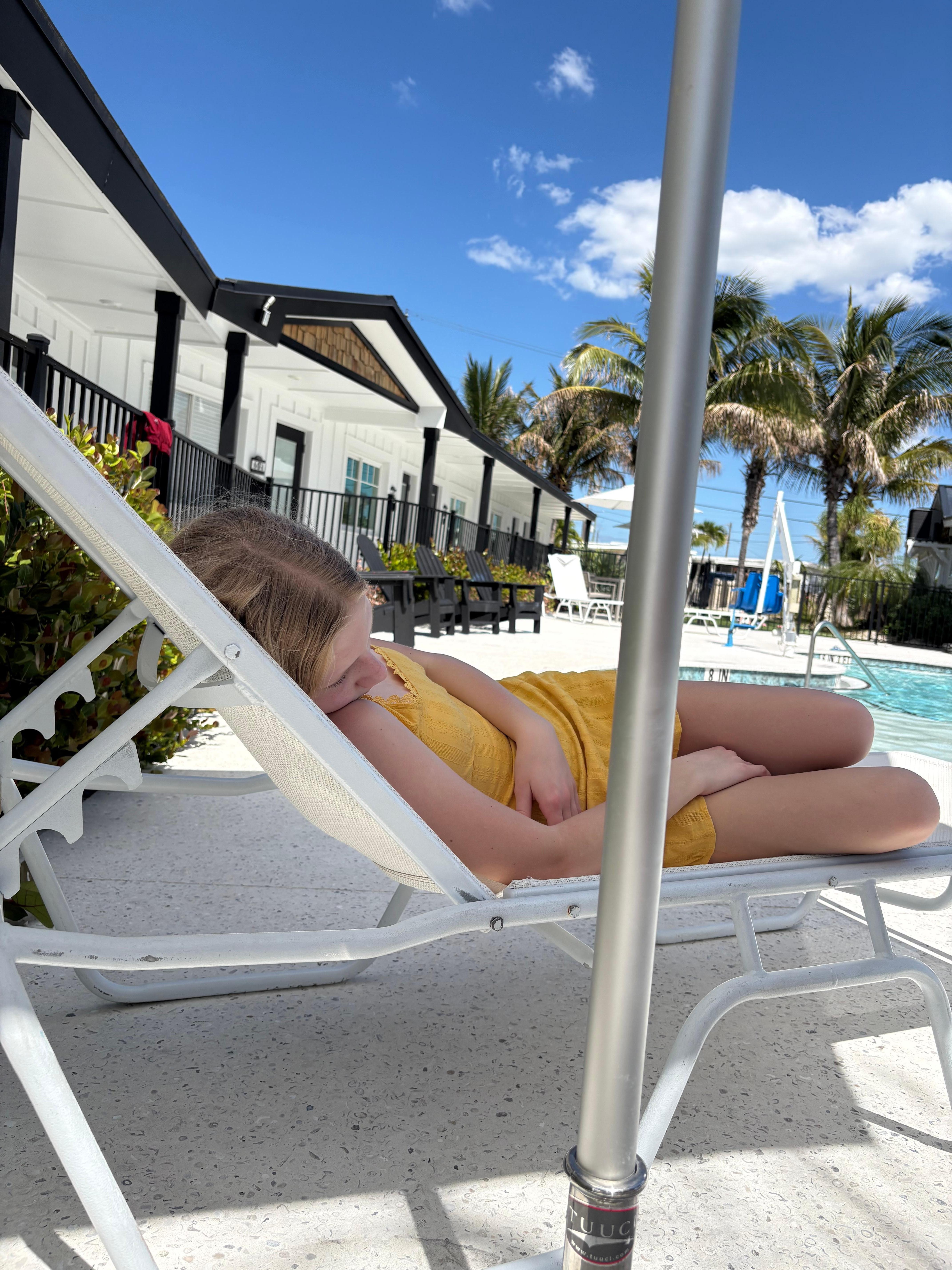 Check in isn't until 4 on the dot.. can use the pool but no where to change.. we melted waiting.