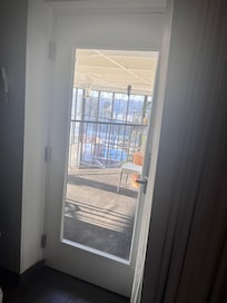 Pool view balcony room