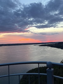 View from balcony.
