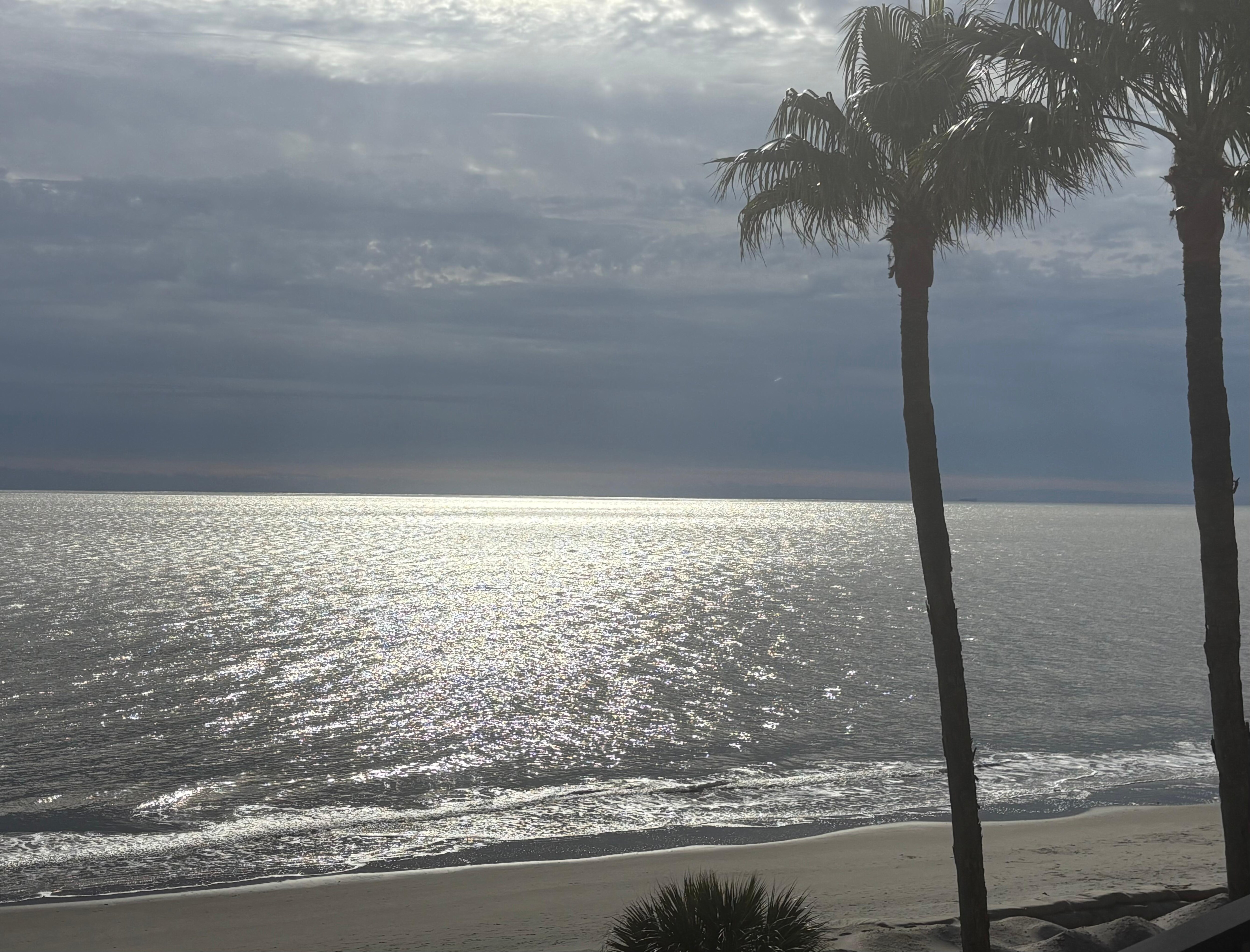 Direct oceanfront view from the balcony. 