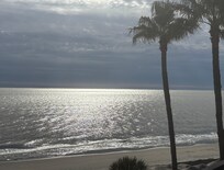 Direct oceanfront view from the balcony.