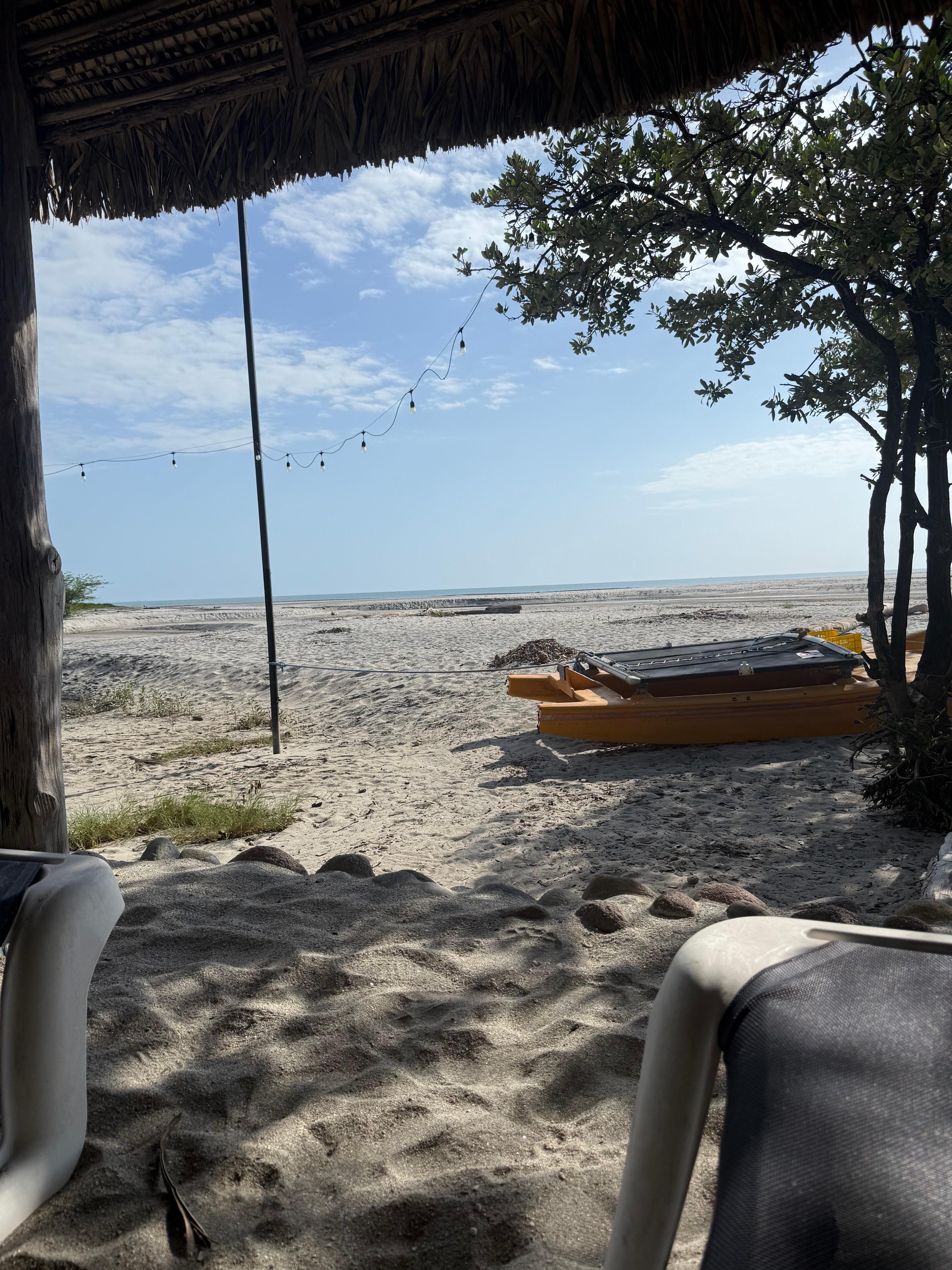 The view at the beach