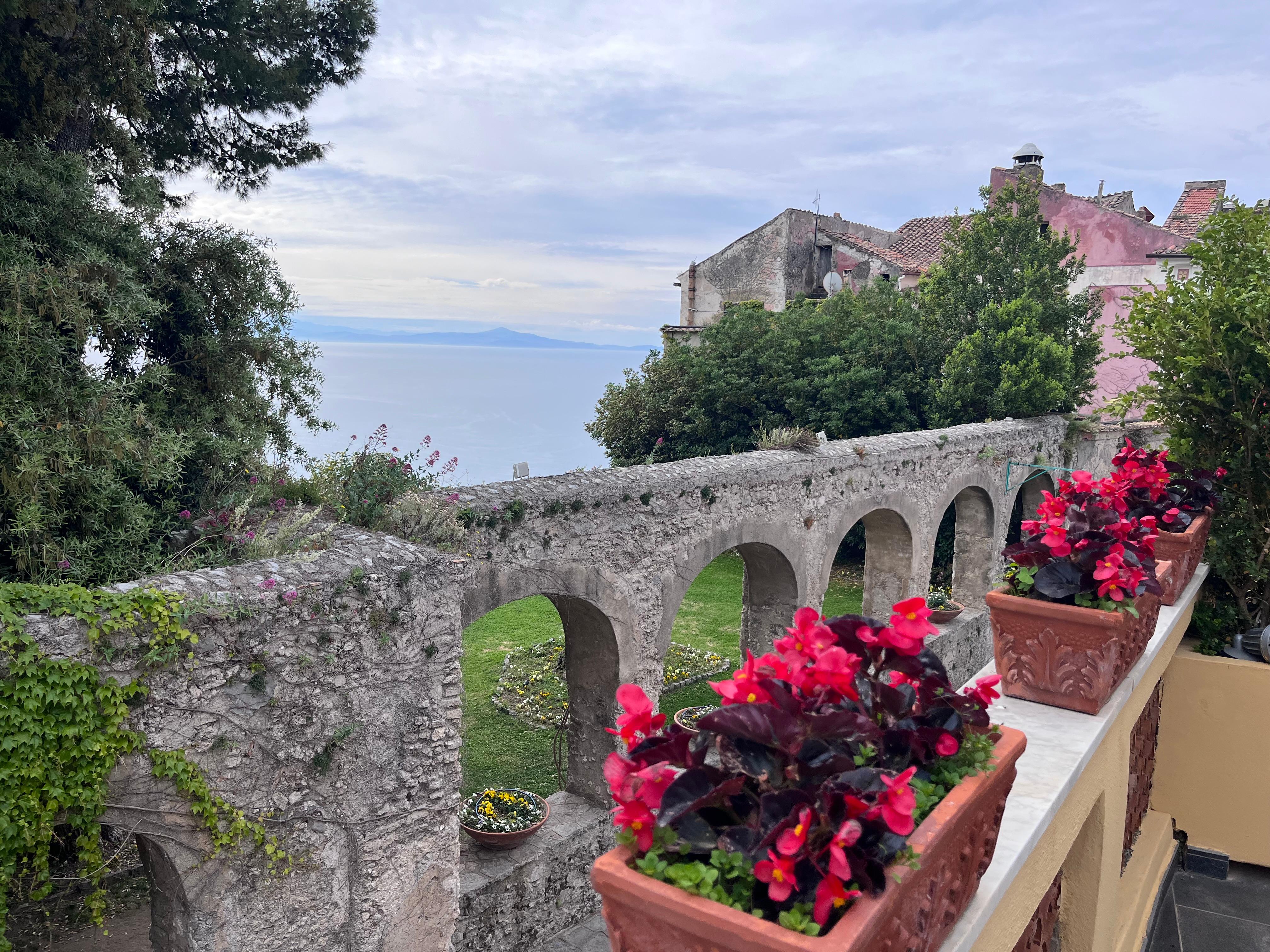 View from our private balcony