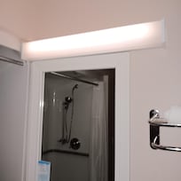 Light was very dim.