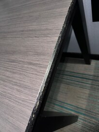 Scuffed and chipped furniture