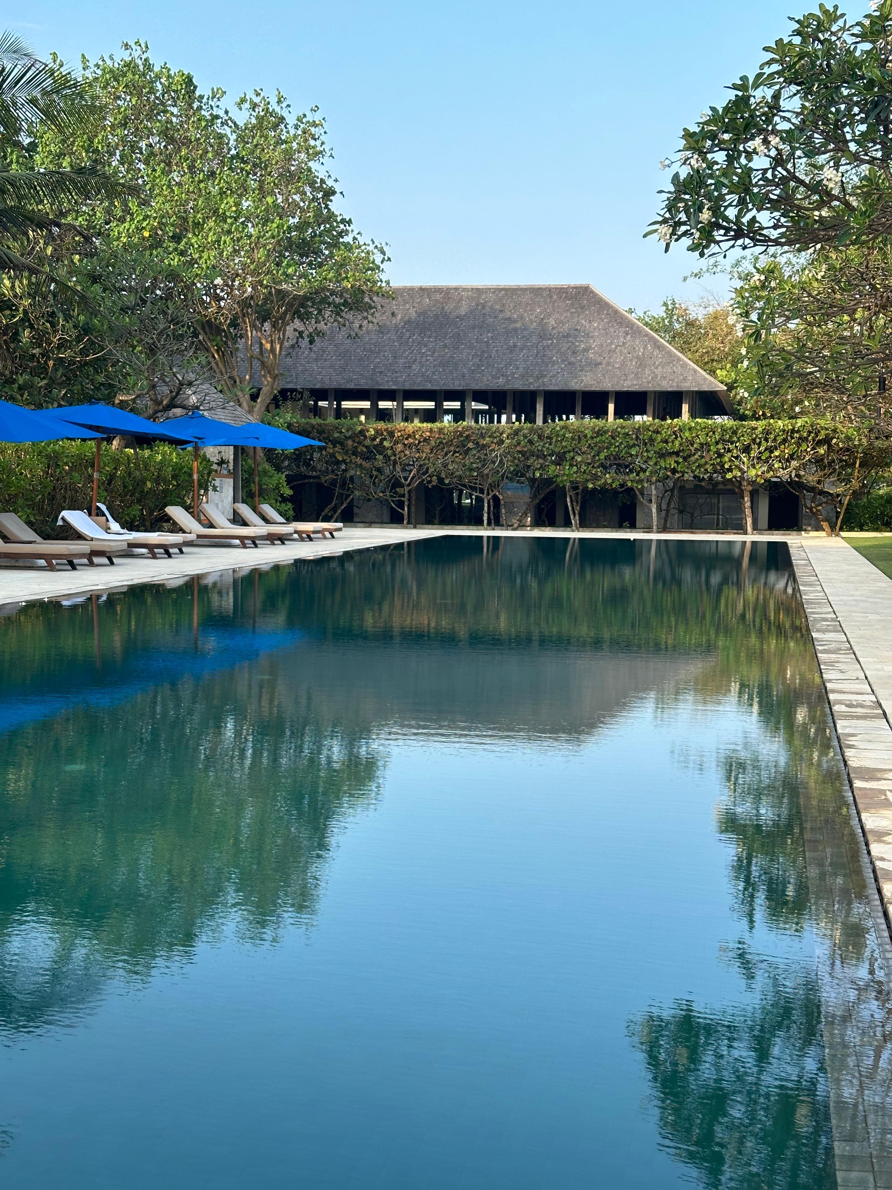 Piscina do hotel 