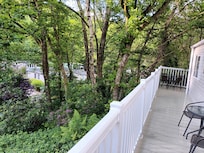 Our woodland balcony