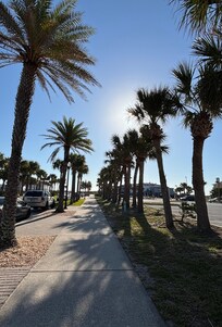 Weg zum Strand