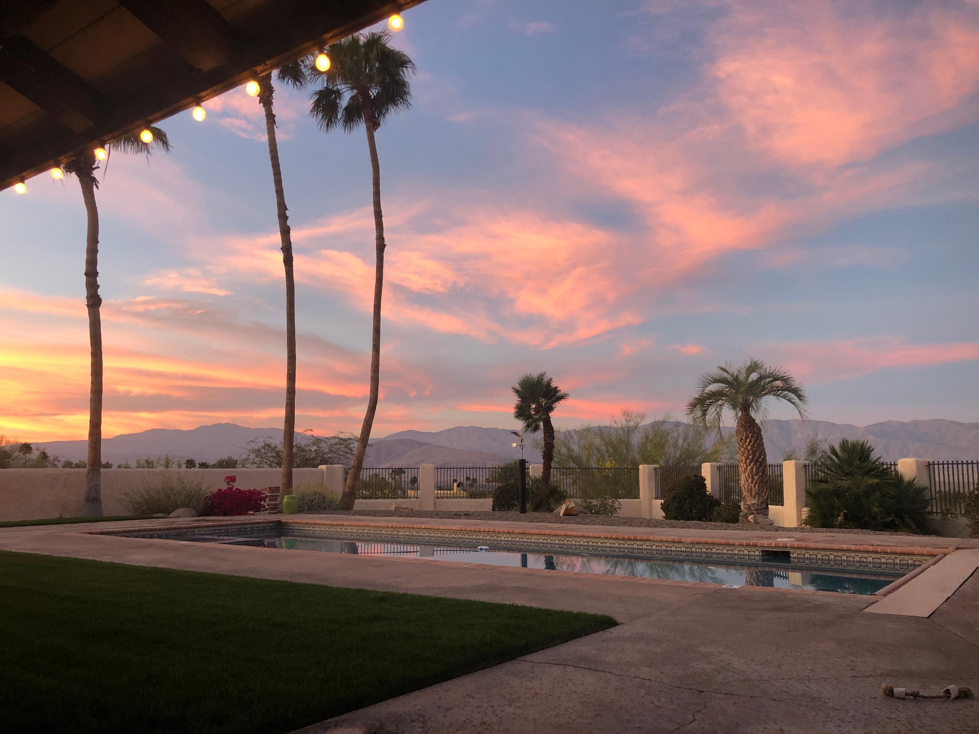 A fabulous desert sunset.