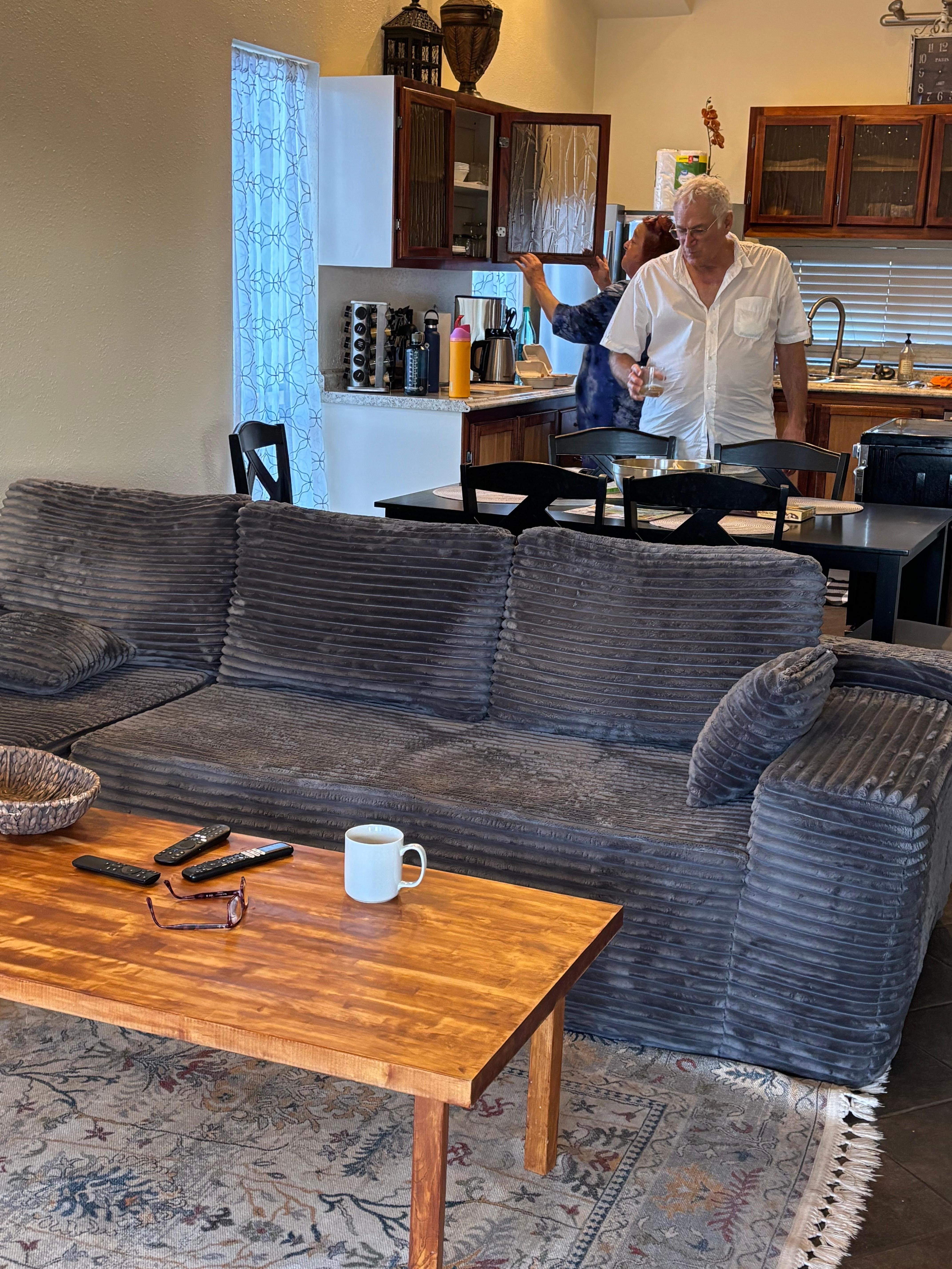 Lounge facing kitchen