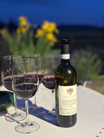 Provsmakning av vinet