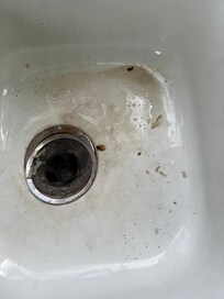 Kitchen sink upon arrival. No pic of shower