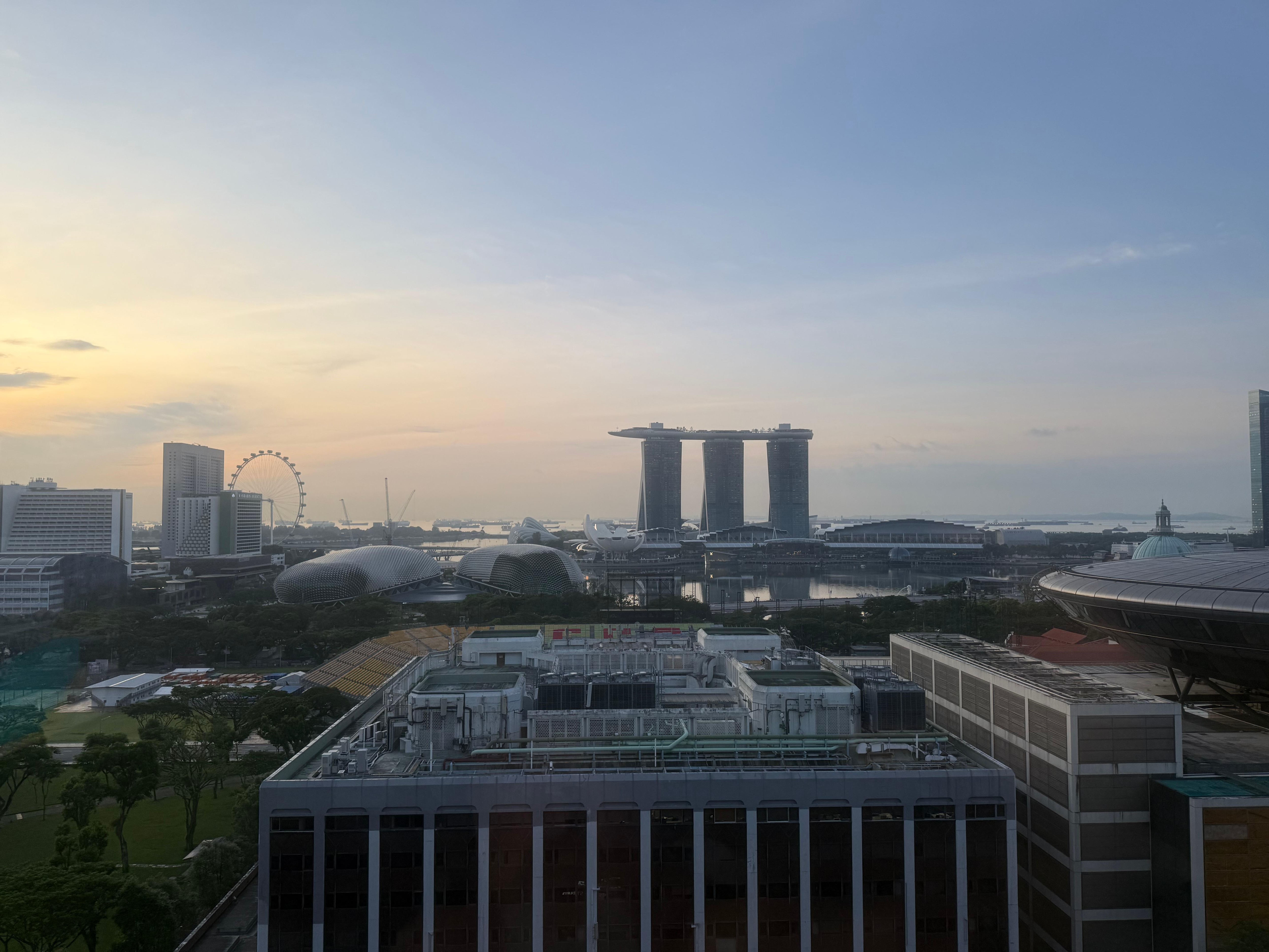 View from our room in the morning