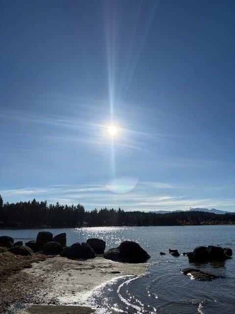 A short path to the beach, and views from the home.